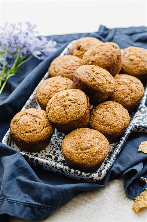 Raisin Bran Muffins | Healthy + Naturally-Sweetened | Sweet Cayenne