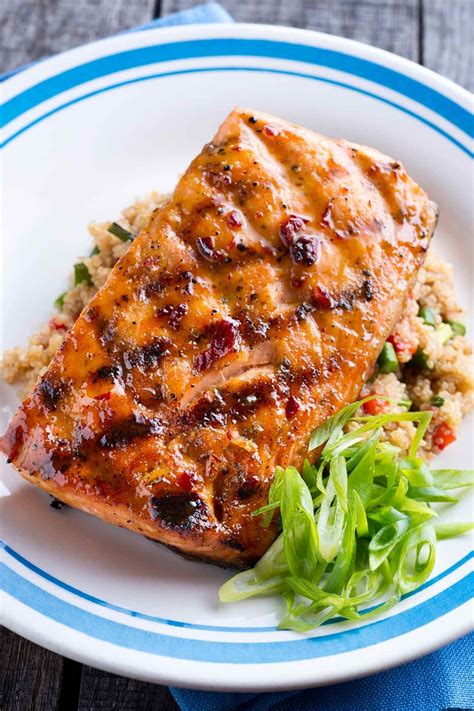 Grilled Salmon Marinade - IzzyCooking