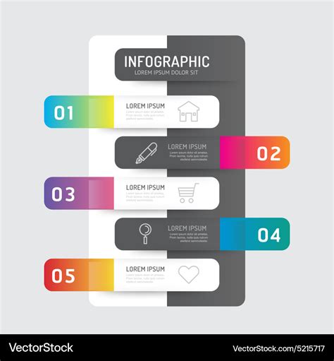 Modern infographics design options banner Vector Image