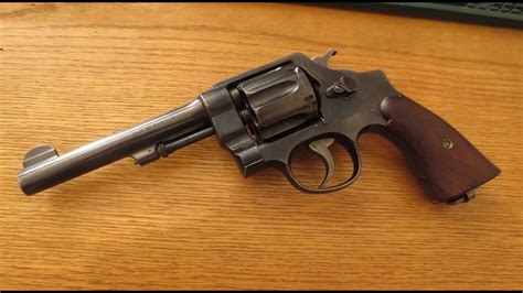 Smith and Wesson M1917 Revolver in 45 ACP - YouTube