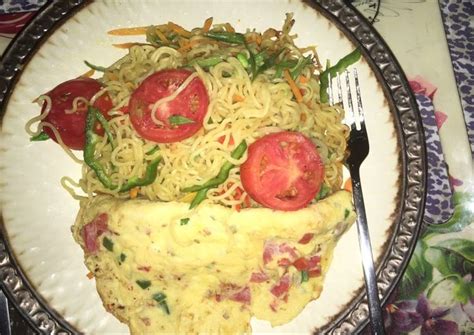 Vegetable indomie and Egg Recipe by Jane Fash - Cookpad