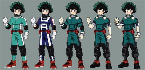 Deku's hero costume evolution by Gigagoku30 on DeviantArt