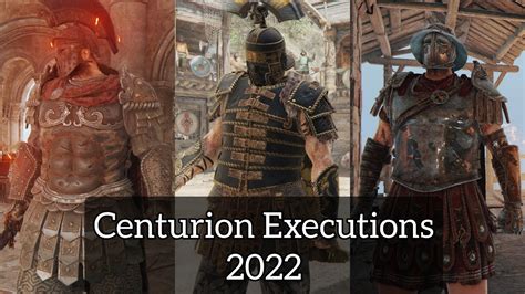 For Honor - All Centurion Executions (2022) - YouTube