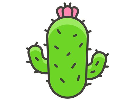 Cactus Emoji PNG Transparent Emoji - Freepngdesign.com