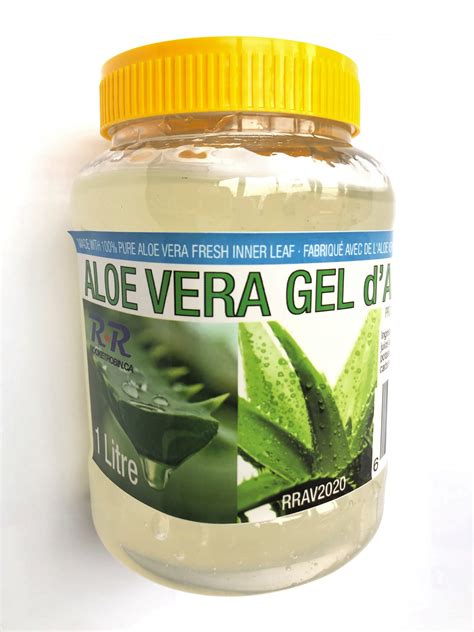 Aloe Vera Gel 1Litre 100% Pure Fresh Inner Leaf - RocketRobin.ca