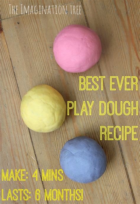 Make Playdough at Home: Easy Uncooked Playdough Recipe – Hello Kids Fun