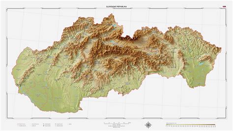 Mapa Slovenska / filipkrajciart - SAShE.sk - Handmade Grafika