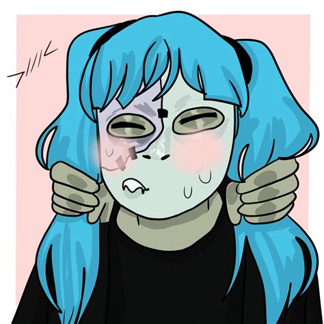 sally face blush by fuzzweed on DeviantArt