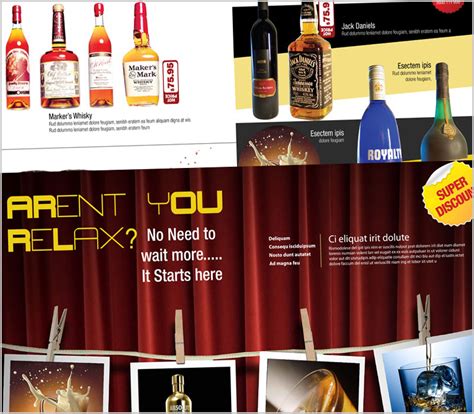 Good Liquor Catalogue Template - BigProductStore.com