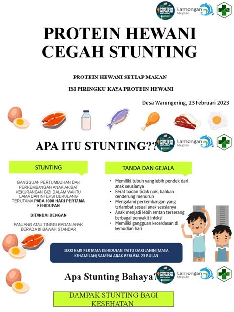 Protein Hewani Cegah Stunting 2023 | PDF