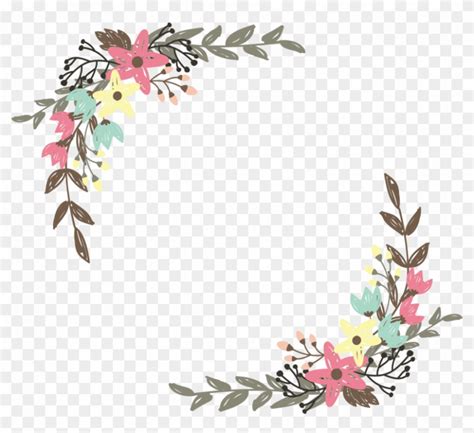 Free Vector Flower Border at Vectorified.com | Collection of Free ...