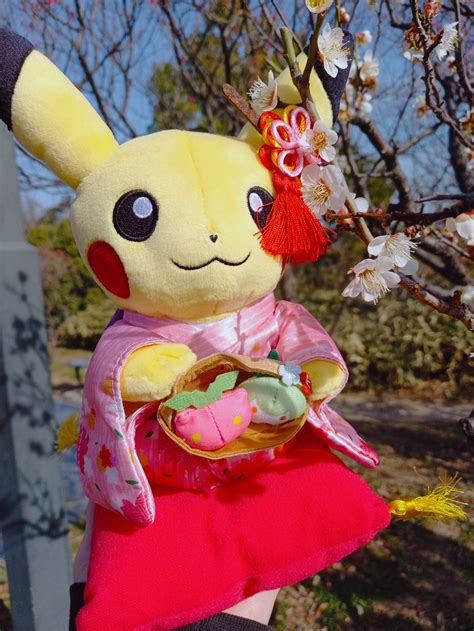 Pikachu Plush in Japanese Kimono Hina Matsuri | Etsy