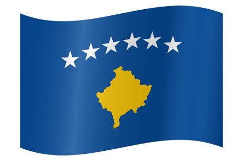 Kosovo flag vector - Country flags