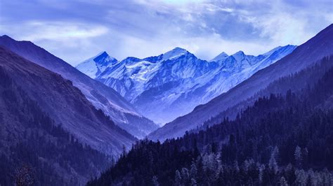 2560x1440 Mountain Range Blue 5k 1440P Resolution HD 4k Wallpapers ...