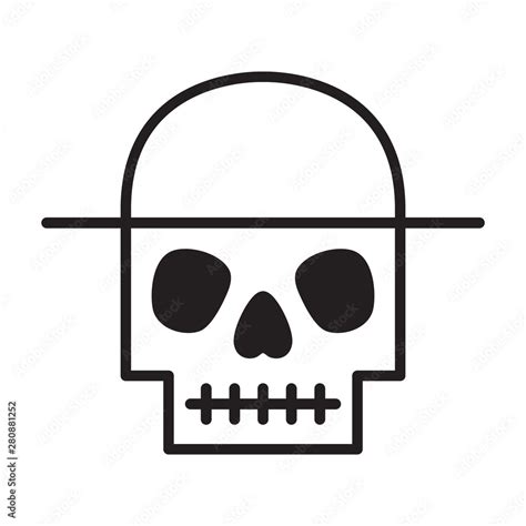 skull vector icon Halloween logo bone ghost character cartoon ...