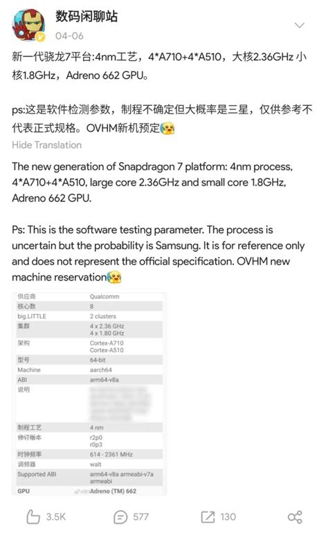 Alleged Snapdragon "7 Gen 1" rumors and details - Tech Inspected