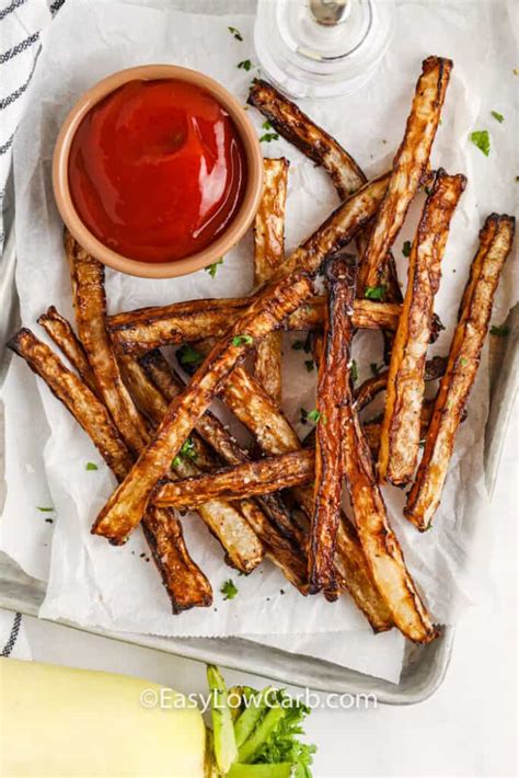 Air Fryer Daikon Fries (A Low Carb Snack!) - Easy Low Carb