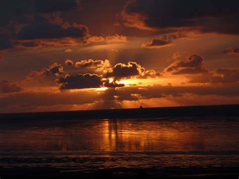 Free Images - sunset beach sea water 0