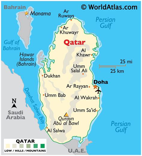 Where Is Qatar On World Map