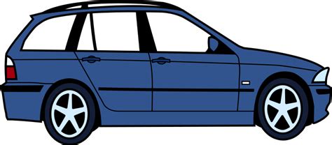 Blue Car Cartoon - ClipArt Best