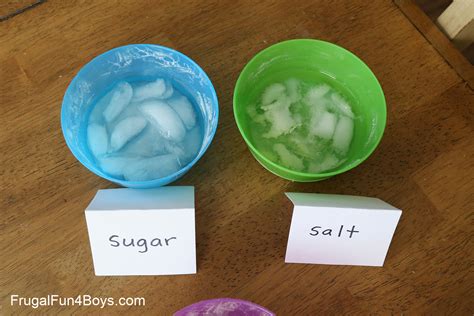 Melting Ice Science Experiments {Fun!} - Frugal Fun For Boys and Girls