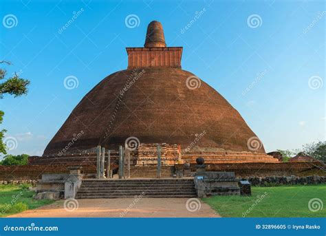 Jethawanaramaya Stupa In Sri Lanka Royalty-Free Stock Photo ...