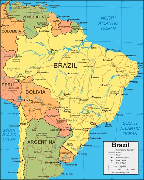 Maps: Map Brazil