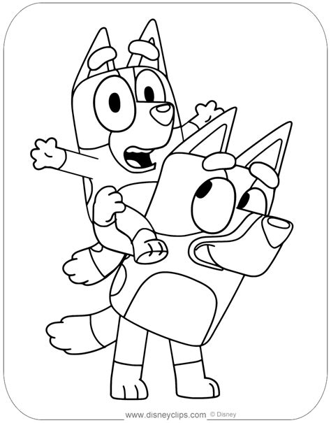 Bluey Coloring Pages Best Coloring Pages For Kids – NBKomputer