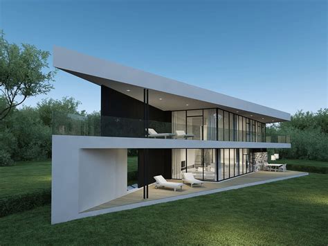 Triangle house - ARCHLAB | Triangle house, Minimal house design, Modern ...