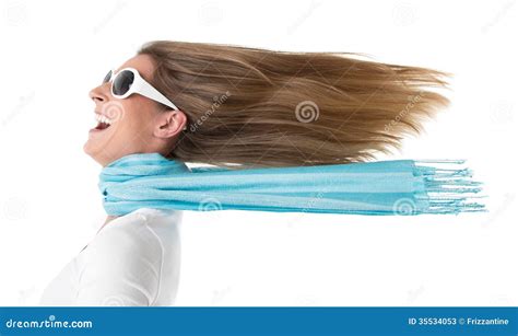 Hair in the wind stock image. Image of power, lifestyle - 35534053