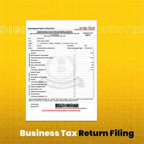 Business Tax Filing – Digihunter