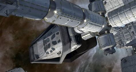 Film Sketchr: Soaring INTERSTELLAR Spaceship Concept Art by Steve Burg