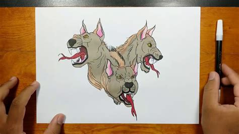 How To Draw Cerberus Greek Mythology