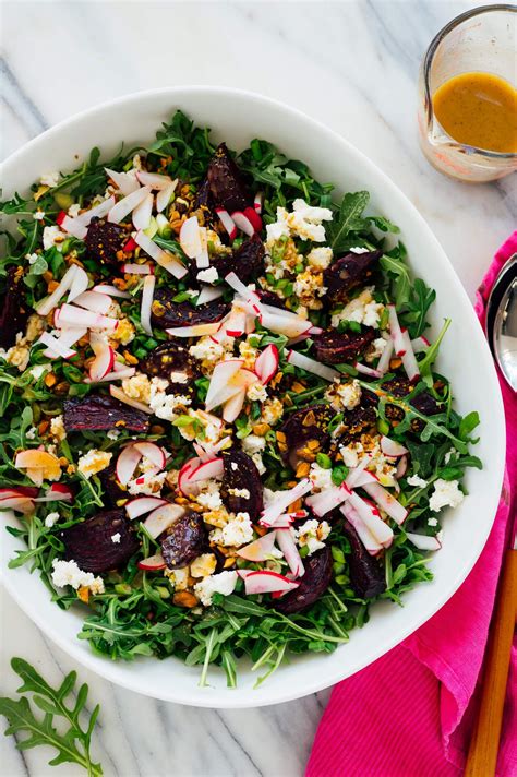 Roasted Beet Salad with Goat Cheese & Pistachios - Cookie and Kate