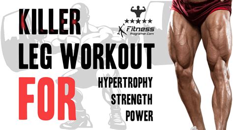 8-Week High-Intensity Killer Leg Workout For Muscle Mass