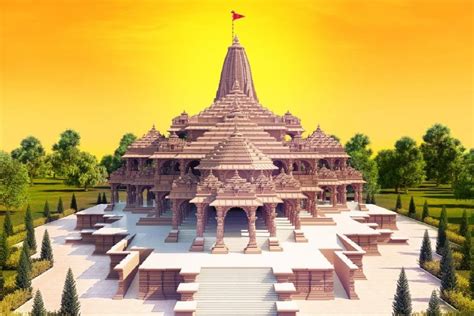 Ram Mandir Bhoomi Pujan: A Look at Proposed Model of Grand Temple in ...