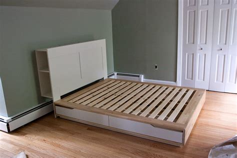 backyard landscaping: Ikea Bed Frame Storage Headboard