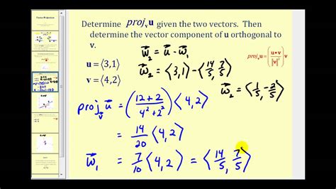 Formula Vector Projection - Symbolab Blog: Advanced Math Solutions ...