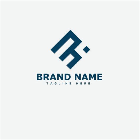 MH Logo Design Template Vector Graphic Branding Element. 11181347 ...