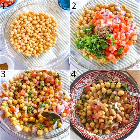 Chana Chaat Recipe - I Knead to Eat