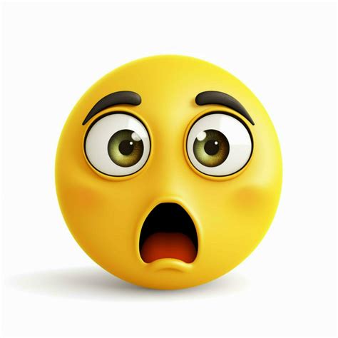 A emoji with surprise face 23457601 Stock Photo at Vecteezy