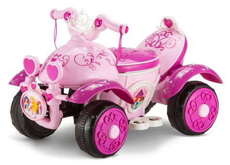 Kid Trax Toddler Disney Princess Electric Quad Ride On Toy, Kids 1.5-3 ...