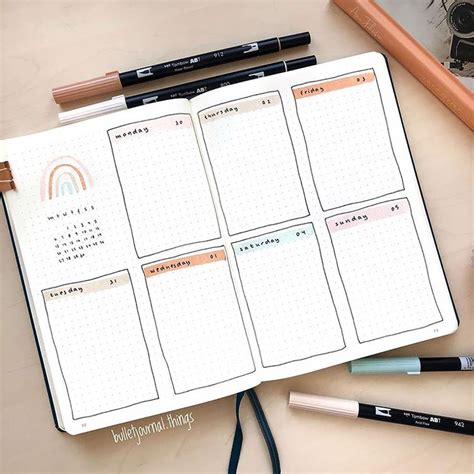 21 Bullet Journal Weekly Planner Ideas - Beautiful Dawn Designs ...