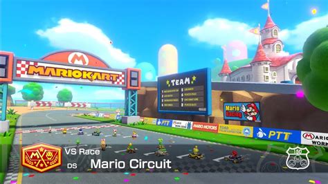 Mario Kart 8 Deluxe DS Mario Circuit Gameplay - YouTube