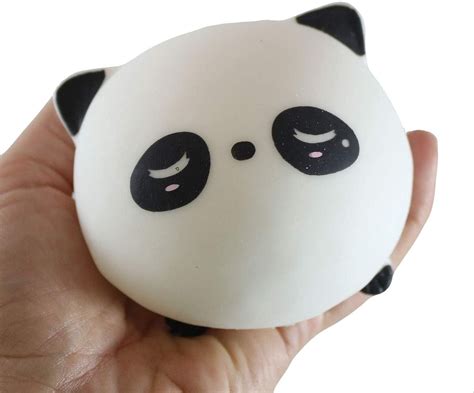 Jumbo Panda Animal Squishy Water Bead Stress Ball - Fun Fidget - Blob ...