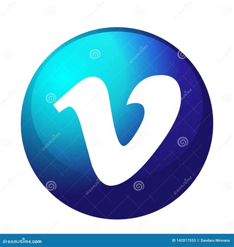 Vimeo Logo Icon Social Media Icon Vector Element for Web Internet on ...