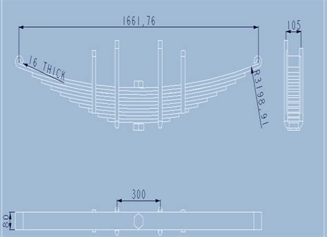 leaf spring cad drawing - gta5rockstareditortutorial