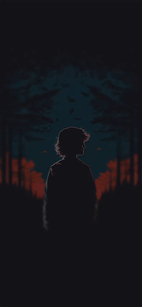 Boy in Forest Dark Aesthetic Wallpaper - Dark Aesthetic Wallpapers