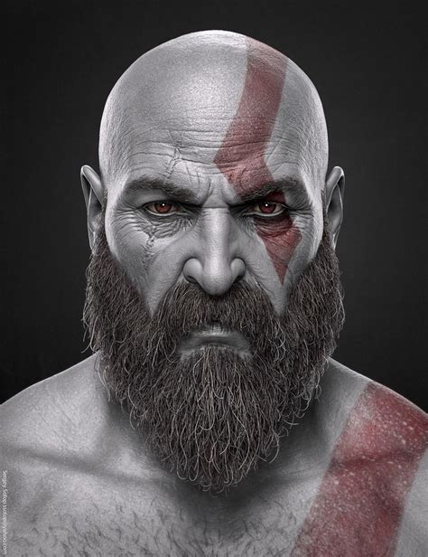 ArtStation - Kratos - God Of War, Sergey Solop | Kratos god of war, God ...