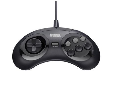 Sega Genesis Mini 6 Button USB Controller - Black | Walmart Canada